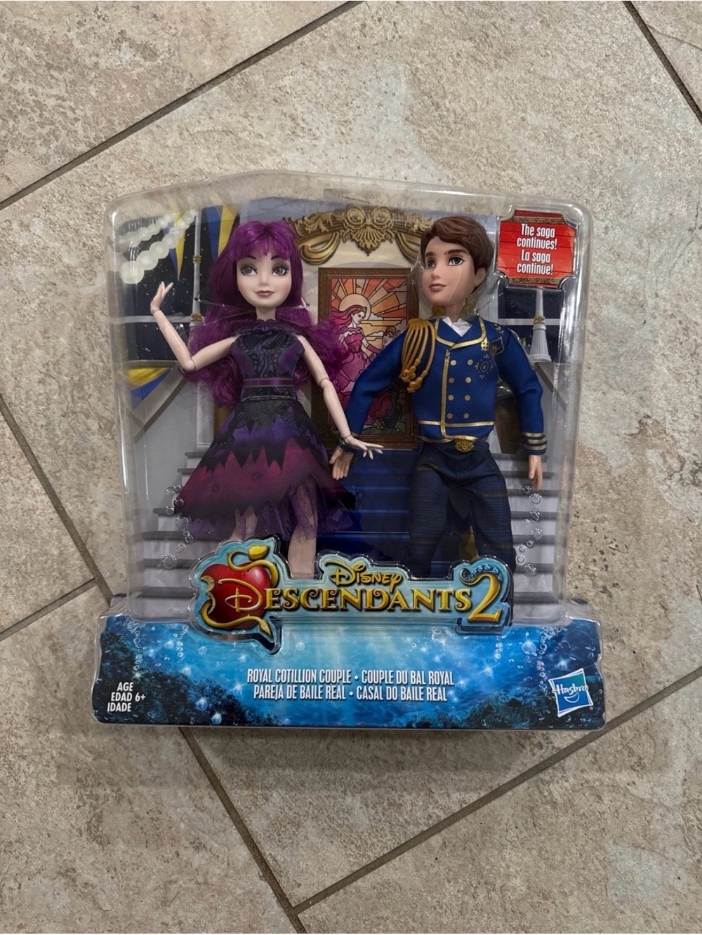 Disney Descendants 2 Royal Cotillion Couple Dolls NEW